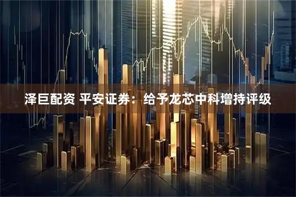 泽巨配资 平安证券：给予龙芯中科增持评级