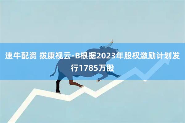 速牛配资 拨康视云-B根据2023年股权激励计划发行1785万股