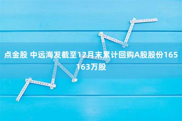 点金股 中远海发截至12月末累计回购A股股份165163万股